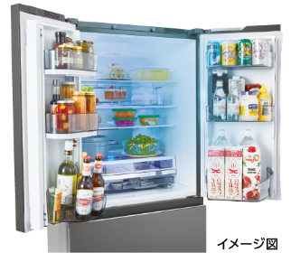 冷蔵室のW-UV除菌